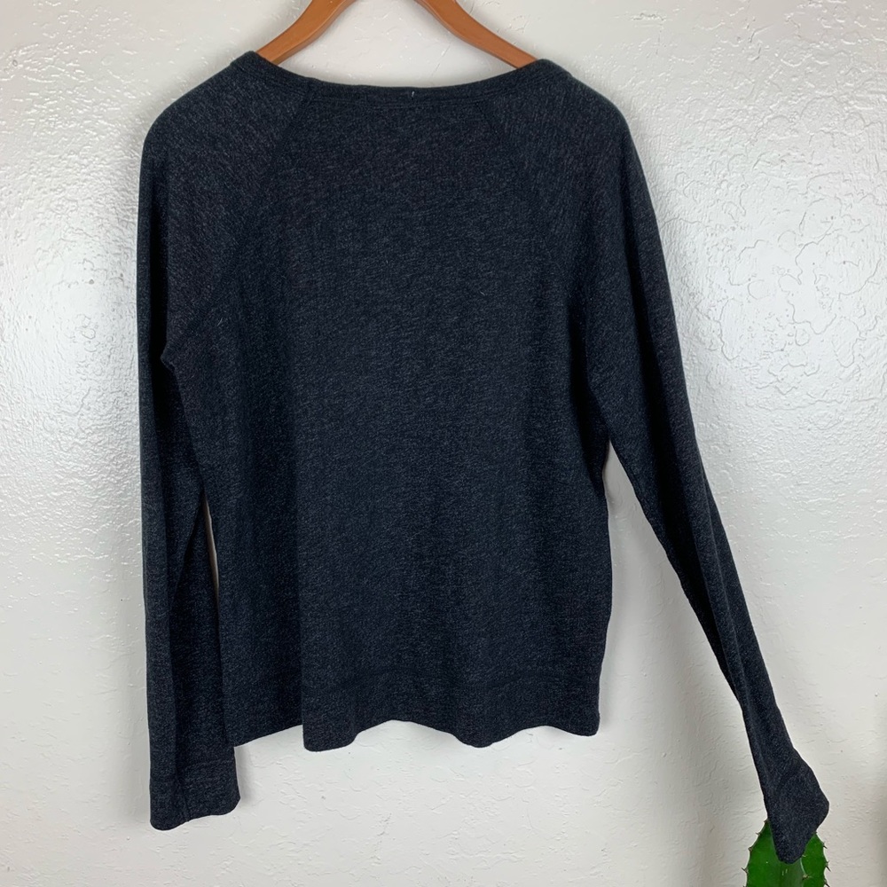 James Perse Raglan Sleeve Pullover Sweatshirt 3 - image 4